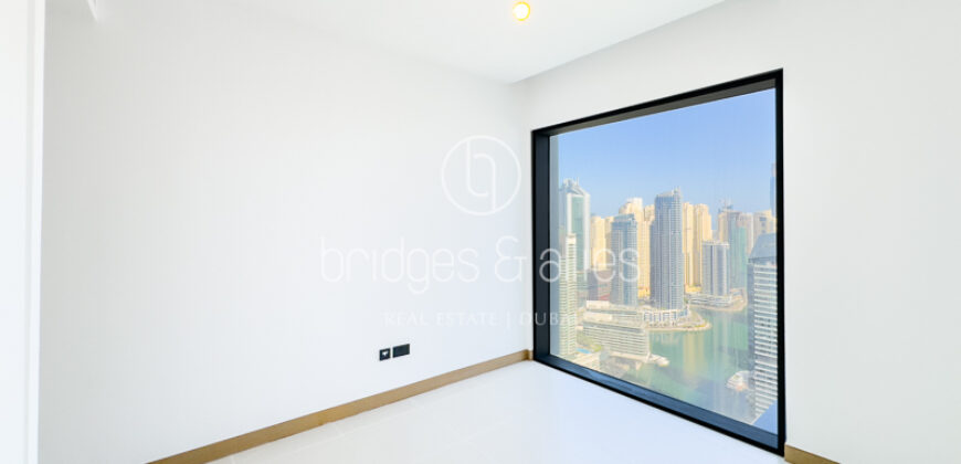 AMAZING FULL MARINA VIEW| BRAND NEW 2 BEDS |VACANT