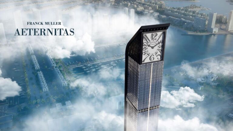 Dubai’s Dazzling Horizon: Aeternitas, the Tallest Residential Clock Tower in the World